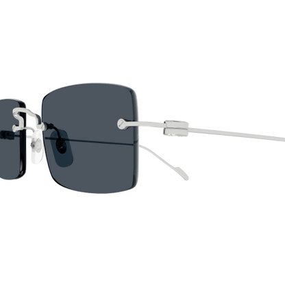 Decor Precious de Cartier Solid Gold Rimless Sunglasses