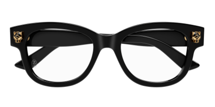 Panthère de Cartier Square Acetate Eyeglasses