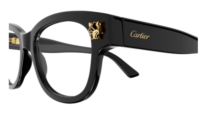 Panthère de Cartier Square Acetate Eyeglasses