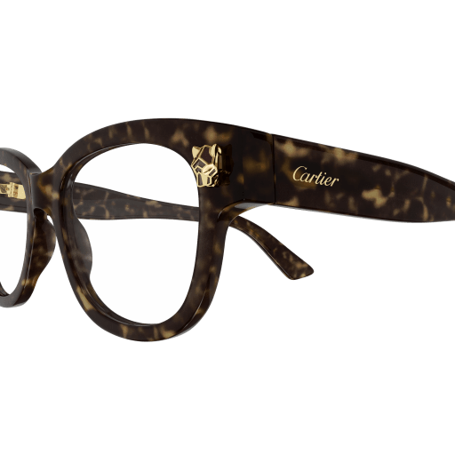 Panthère de Cartier Square Acetate Eyeglasses