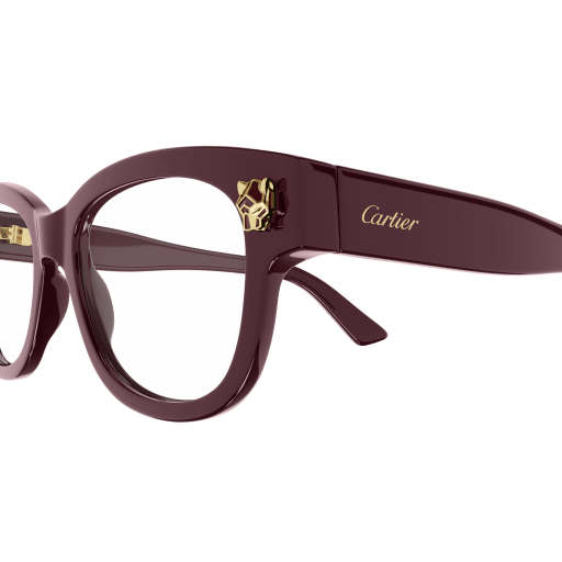 Panthère de Cartier Square Acetate Eyeglasses