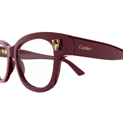 Panthère de Cartier Square Acetate Eyeglasses
