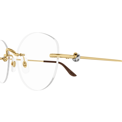 Trinity de Cartier Rimless Metal Eyeglasses