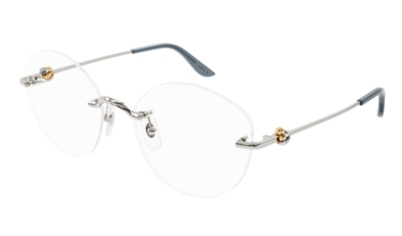 Trinity de Cartier Rimless Metal Eyeglasses