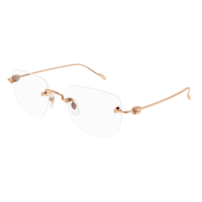 Decor Precious de Cartier Rimless Solid Gold Eyeglasses