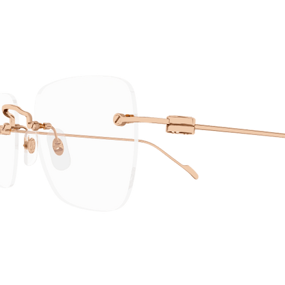 Decor Precious de Cartier Rimless Solid Gold Eyeglasses