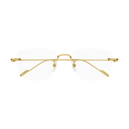 Decor Precious de Cartier Rimless Solid Gold Eyeglasses
