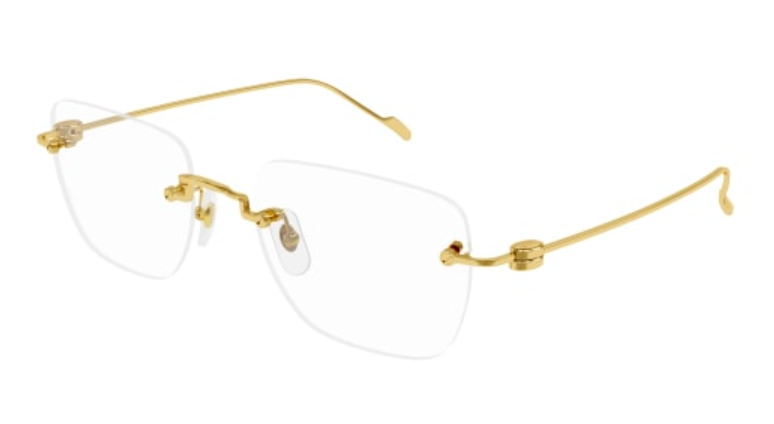 Precious de Cartier Rimless Solid Gold Eyeglasses