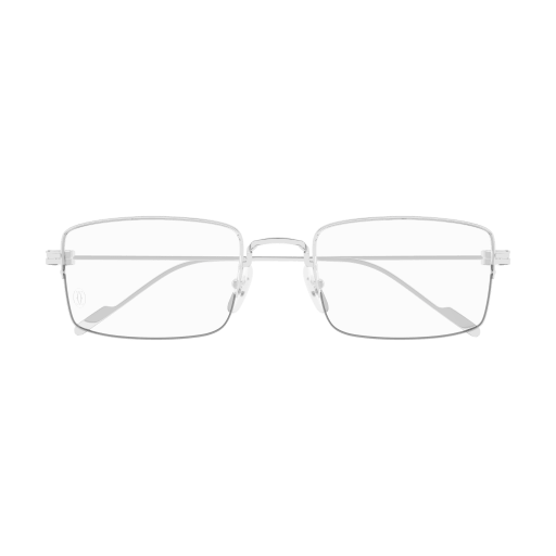Precious de Cartier Rectangular Solid Gold Eyeglasses