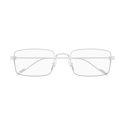 Precious de Cartier Rectangular Solid Gold Eyeglasses