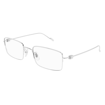 Precious de Cartier Rectangular Solid Gold Eyeglasses