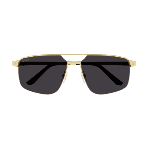 Santos de Cartier Aviator Metal Sunglasses