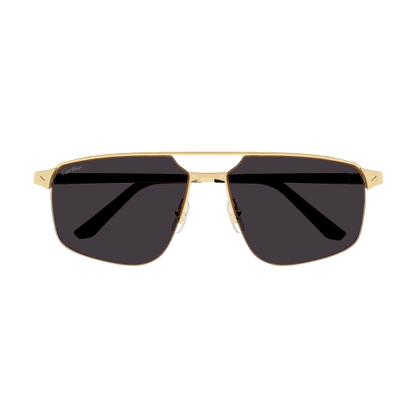 Santos de Cartier Aviator Metal Sunglasses