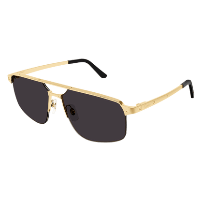 Santos de Cartier Aviator Metal Sunglasses