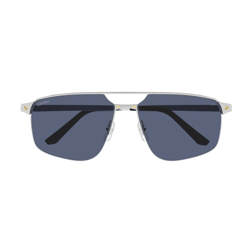 Santos de Cartier Aviator Metal Sunglasses