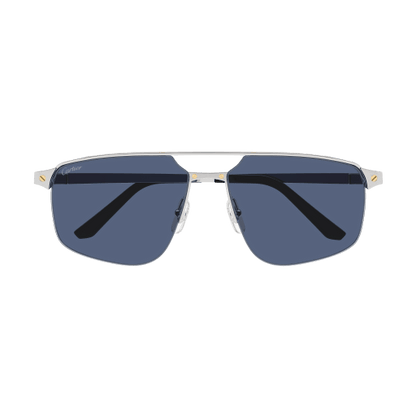 Santos de Cartier Aviator Metal Sunglasses