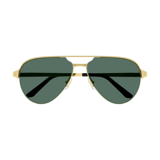 Santos de Cartier Aviator Metal Sunglasses