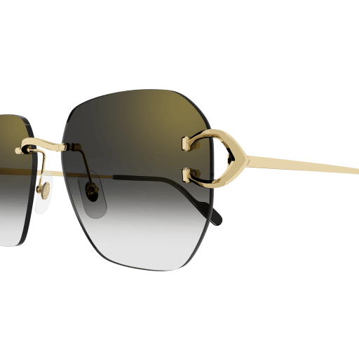 Classic C Motif Rimless Metal Sunglasses