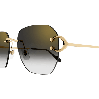 Classic C Motif Rimless Metal Sunglasses