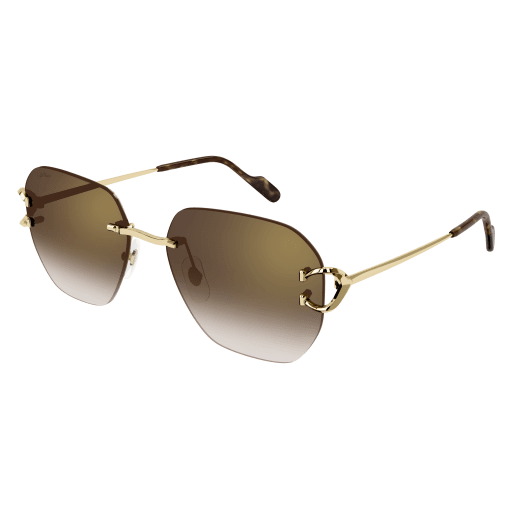 Classic C Motif Rimless Metal Sunglasses