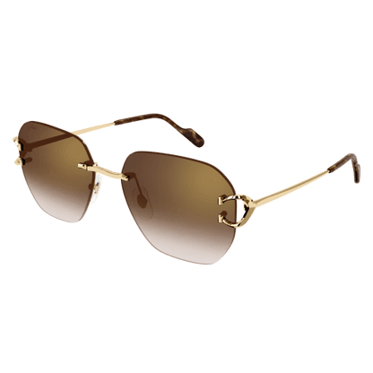 Classic C Motif Rimless Metal Sunglasses