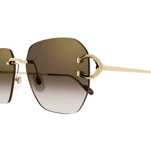 Classic C Motif Rimless Metal Sunglasses