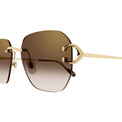 Classic C Motif Rimless Metal Sunglasses