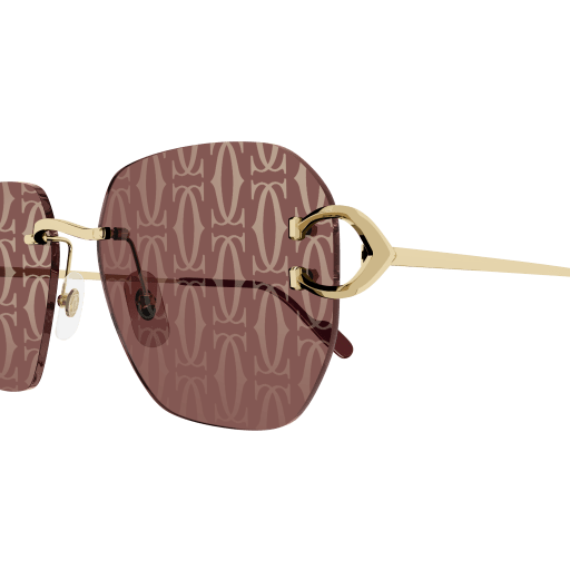 Classic C Motif Rimless Metal Sunglasses