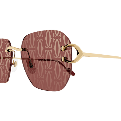 Classic C Motif Rimless Metal Sunglasses