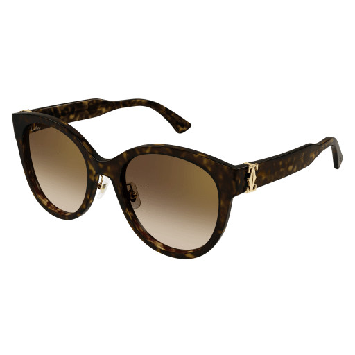 C de Cartier Cat Eye Acetate Sunglasses