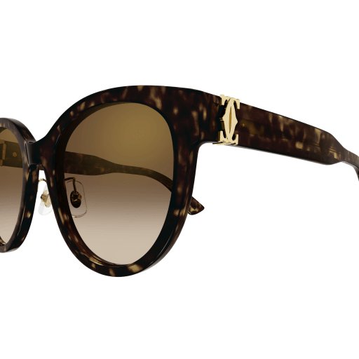 C de Cartier Cat Eye Acetate Sunglasses