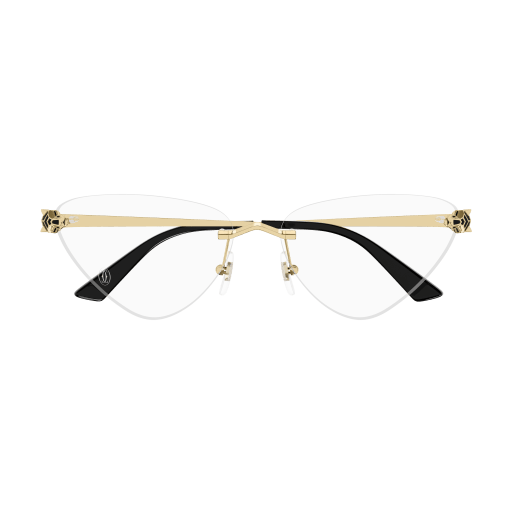Panthère de Cartier Triangle Rimless Eyeglasses