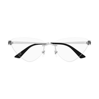 Panthère de Cartier Triangle Rimless Eyeglasses