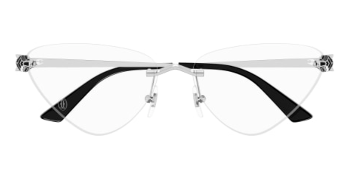 Panthère de Cartier Triangle Rimless Eyeglasses
