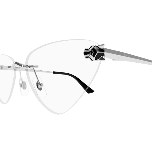 Panthère de Cartier Triangle Rimless Eyeglasses