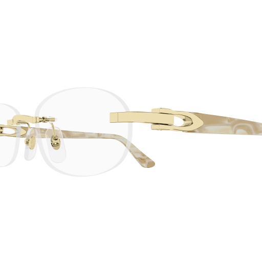 C Allongé de Cartier Motif Oval Acetate Eyeglasses