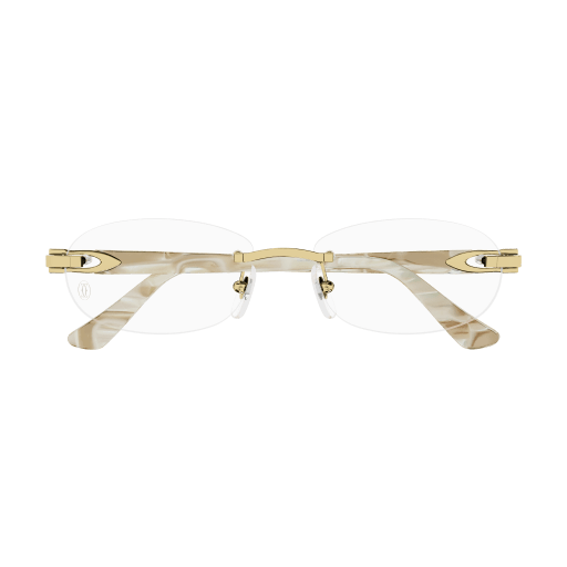 C Allongé de Cartier Motif Oval Acetate Eyeglasses