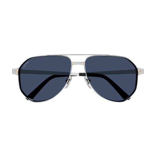 Santos de Cartier Aviator Metal Polarized Sunglasses