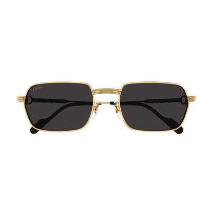 Première de Cartier Soft Hexagonal Metal Sunglasses