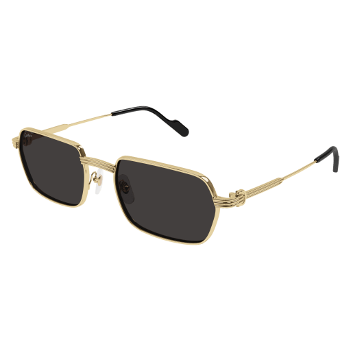 Première de Cartier Soft Hexagonal Metal Sunglasses