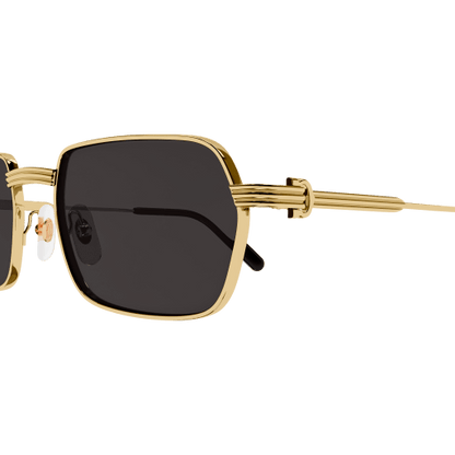 Première de Cartier Soft Hexagonal Metal Sunglasses