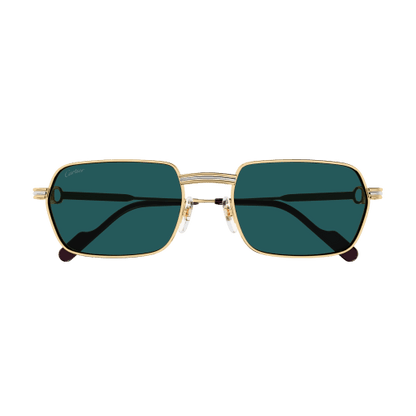 Première de Cartier Soft Hexagonal Metal Sunglasses