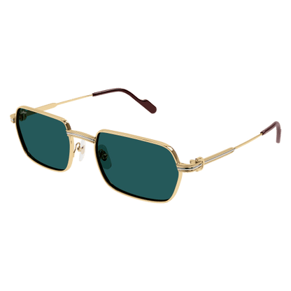 Première de Cartier Soft Hexagonal Metal Sunglasses
