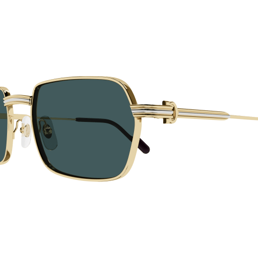 Première de Cartier Soft Hexagonal Metal Sunglasses