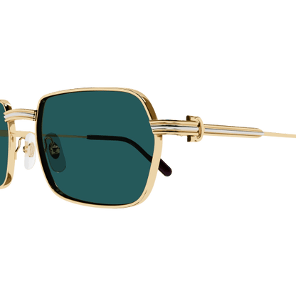 Première de Cartier Soft Hexagonal Metal Sunglasses