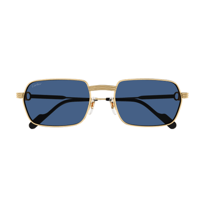 Première de Cartier Soft Hexagonal Metal Sunglasses