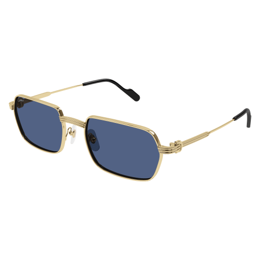 Première de Cartier Soft Hexagonal Metal Sunglasses