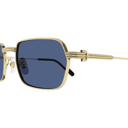 Première de Cartier Soft Hexagonal Metal Sunglasses