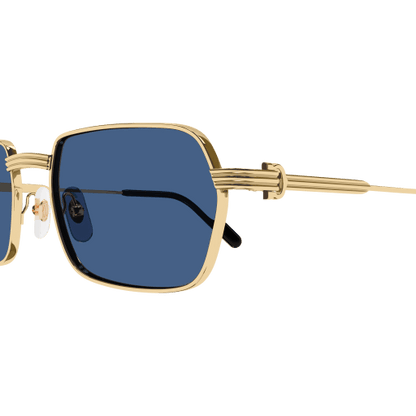 Première de Cartier Soft Hexagonal Metal Sunglasses
