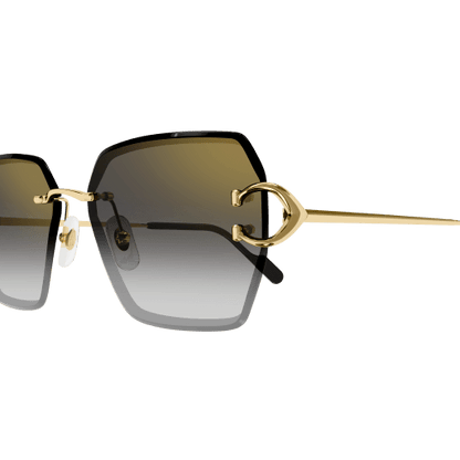 Classic C Motif Rimless Metal Sunglasses